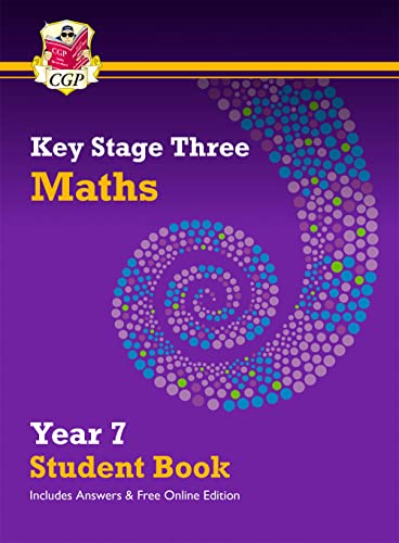KS3 Maths Year 7 Student Book - with answers & Online Edition (CGP KS3 Textbooks) von Coordination Group Publications Ltd (CGP)